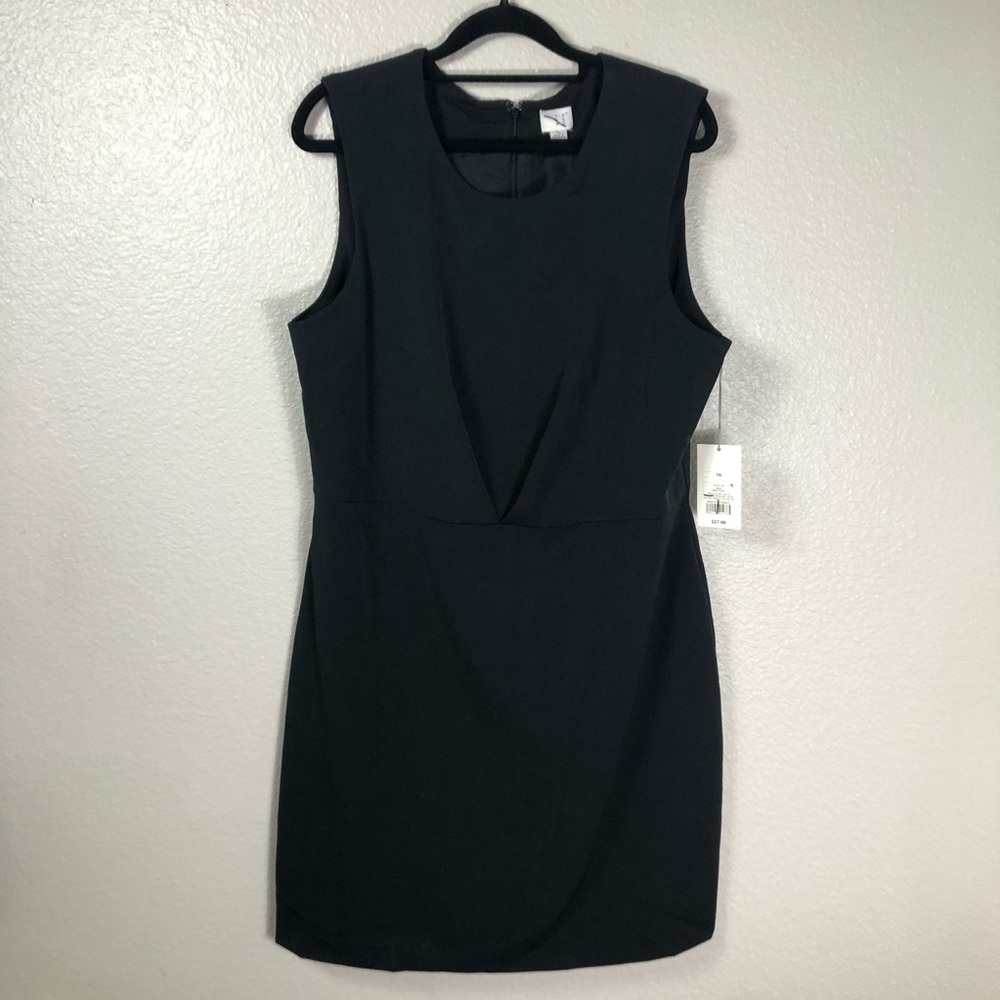 🌔NWT A New Day Black Sheath Dress - Picture 4 of 7